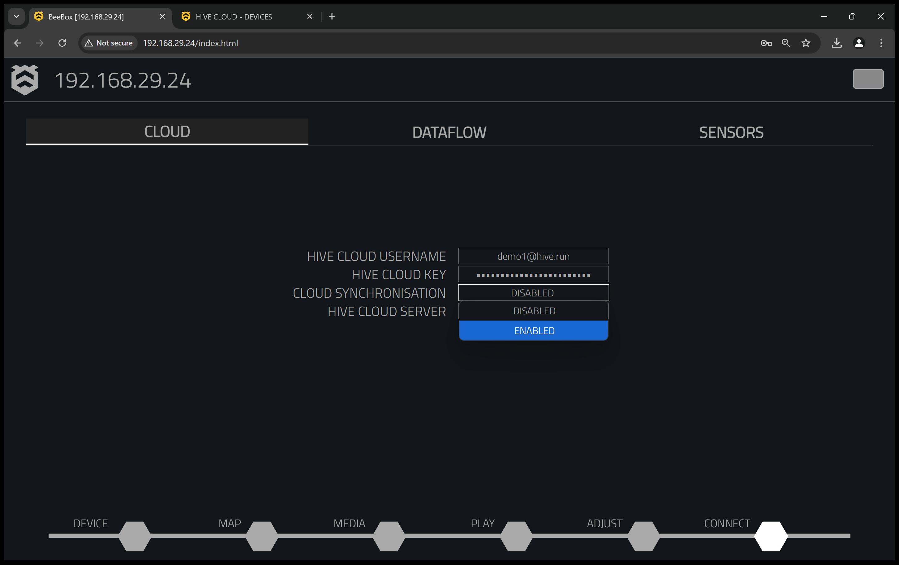 Cloud Sign-in Page