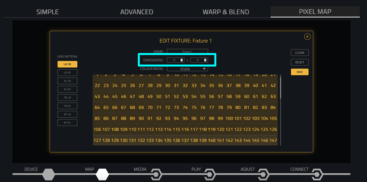 Edit fixture